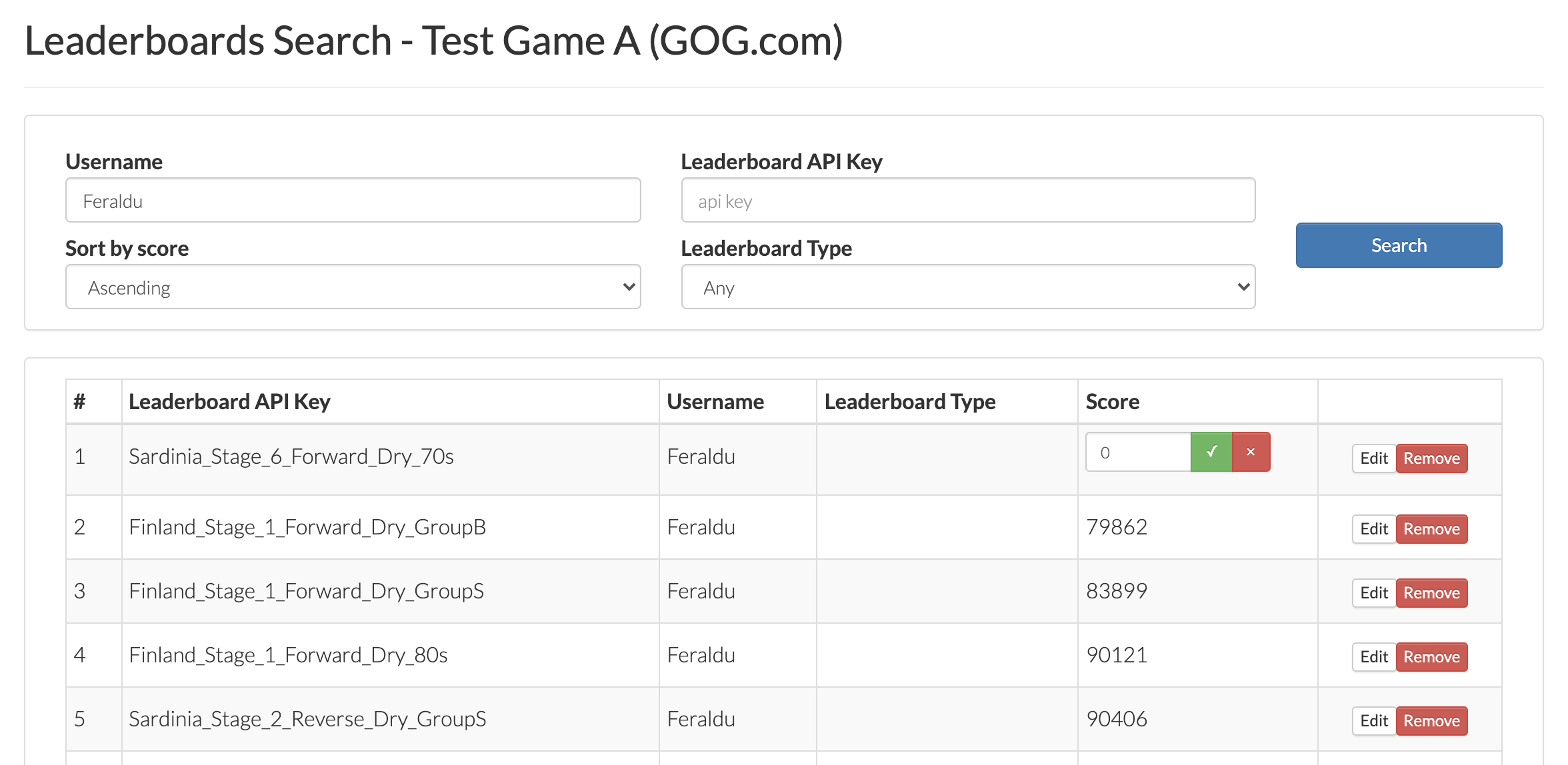 Leaderboards: Example of Implementation - GOG Developer Docs